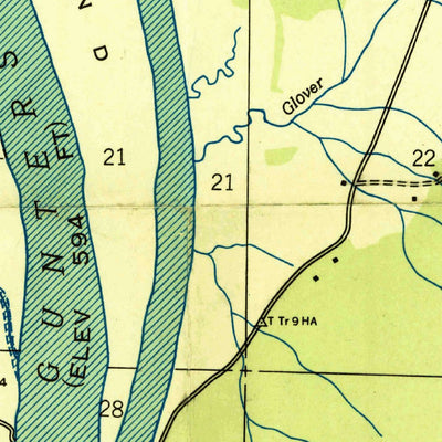 United States Geological Survey Bridgeport, AL-TN (1936, 24000-Scale) digital map