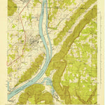 United States Geological Survey Bridgeport, AL-TN (1946, 24000-Scale) digital map
