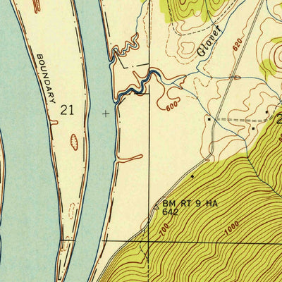 United States Geological Survey Bridgeport, AL-TN (1946, 24000-Scale) digital map