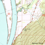 United States Geological Survey Bridgeport, AL-TN (1974, 24000-Scale) digital map