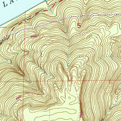 United States Geological Survey Bridgeport, AL-TN (1974, 24000-Scale) digital map