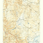 United States Geological Survey Bridgeport, CA-NV (1909, 125000-Scale) digital map