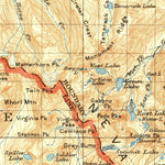 United States Geological Survey Bridgeport, CA-NV (1911, 125000-Scale) digital map