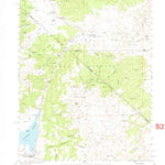 United States Geological Survey Bridgeport, CA-NV (1958, 62500-Scale) digital map