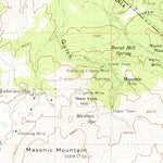 United States Geological Survey Bridgeport, CA-NV (1958, 62500-Scale) digital map