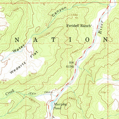 United States Geological Survey Bridgeport, CA-NV (1958, 62500-Scale) digital map