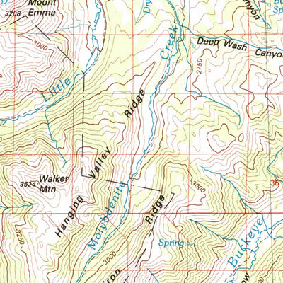United States Geological Survey Bridgeport, CA-NV (1985, 100000-Scale) digital map