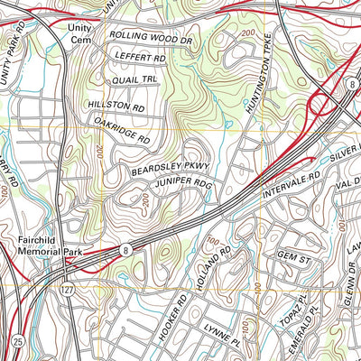 United States Geological Survey Bridgeport, CT (2012, 24000-Scale) digital map