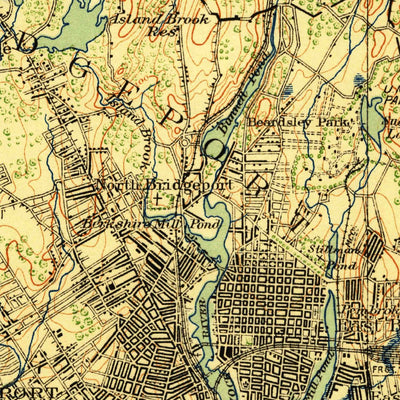United States Geological Survey Bridgeport, CT-NY (1920, 62500-Scale) digital map