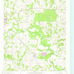 United States Geological Survey Bridgeport East, TX (1960, 24000-Scale) digital map