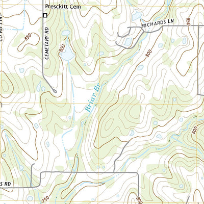 United States Geological Survey Bridgeport East, TX (2022, 24000-Scale) digital map
