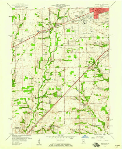 United States Geological Survey Bridgeport, IN (1959, 24000-Scale) digital map