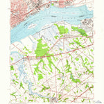 United States Geological Survey Bridgeport, NJ-PA (1953, 24000-Scale) digital map