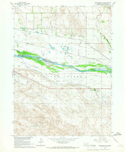 United States Geological Survey Bridgeport NW, NE (1965, 24000-Scale) digital map