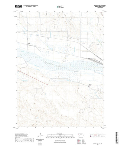 United States Geological Survey Bridgeport NW, NE (2021, 24000-Scale) digital map