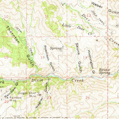 United States Geological Survey Bridgeport, OR (1964, 62500-Scale) digital map