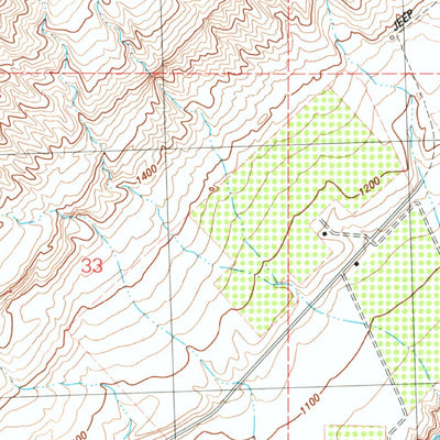 United States Geological Survey Bridgeport Point, WA (1980, 24000-Scale) digital map