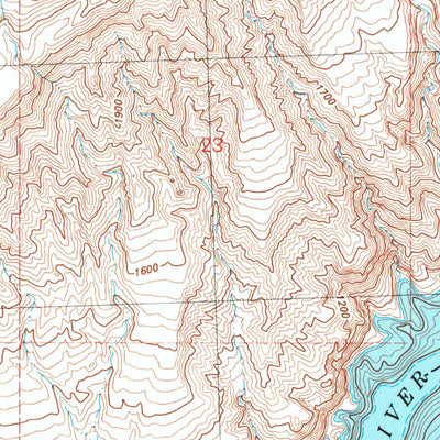 United States Geological Survey Bridgeport Point, WA (1980, 24000-Scale) digital map