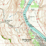 United States Geological Survey Bridgeport, WA (1957, 62500-Scale) digital map