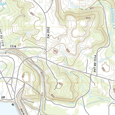 United States Geological Survey Bridgeport West, TX (2022, 24000-Scale) digital map