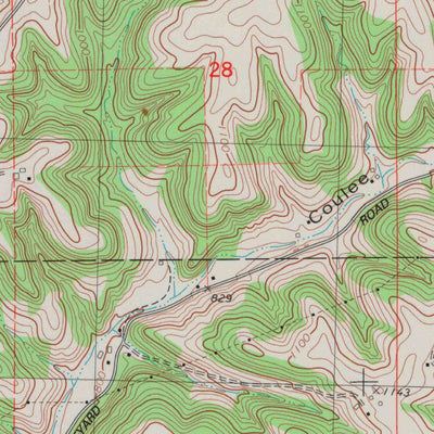 United States Geological Survey Bridgeport, WI (1983, 24000-Scale) digital map
