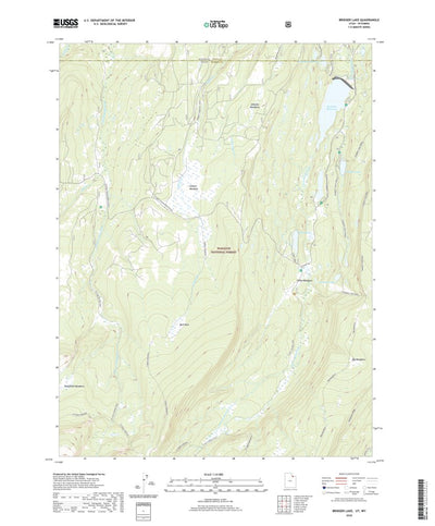 United States Geological Survey Bridger Lake, UT (2020, 24000-Scale) digital map