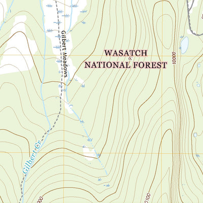 United States Geological Survey Bridger Lake, UT (2020, 24000-Scale) digital map