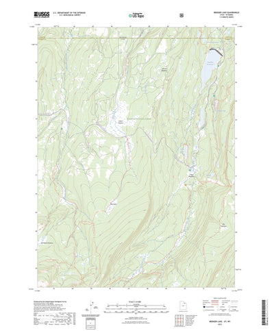 United States Geological Survey Bridger Lake, UT (2023, 24000-Scale) digital map