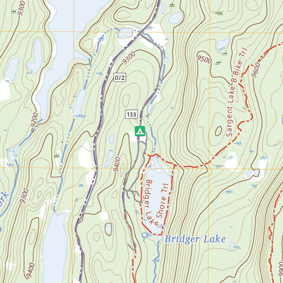 United States Geological Survey Bridger Lake, UT (2023, 24000-Scale) digital map