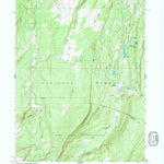 United States Geological Survey Bridger Lake, UT-WY (1967, 24000-Scale) digital map