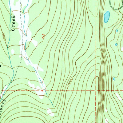 United States Geological Survey Bridger Lake, UT-WY (1967, 24000-Scale) digital map