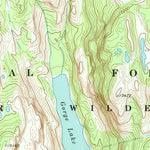 United States Geological Survey Bridger Lakes, WY (1968, 24000-Scale) digital map