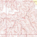 United States Geological Survey Bridger NE, SD (1982, 24000-Scale) digital map