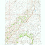 United States Geological Survey Bridger Pass, WY (1956, 62500-Scale) digital map