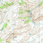 United States Geological Survey Bridger Pass, WY (1956, 62500-Scale) digital map