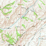 United States Geological Survey Bridger Pass, WY (1956, 62500-Scale) digital map