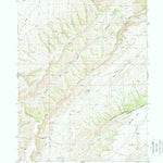 United States Geological Survey Bridger Pass, WY (1983, 24000-Scale) digital map