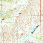 United States Geological Survey Bridger Pass, WY (1983, 24000-Scale) digital map