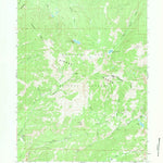 United States Geological Survey Bridger Peak, WY (1961, 24000-Scale) digital map