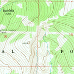 United States Geological Survey Bridger Peak, WY (1983, 24000-Scale) digital map