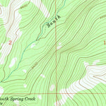 United States Geological Survey Bridger Peak, WY (1983, 24000-Scale) digital map
