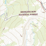 United States Geological Survey Bridger Peak, WY (2021, 24000-Scale) digital map