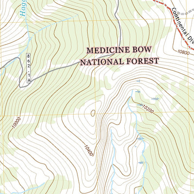 United States Geological Survey Bridger Peak, WY (2021, 24000-Scale) digital map