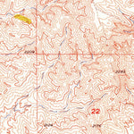 United States Geological Survey Bridger, SD (1955, 24000-Scale) digital map