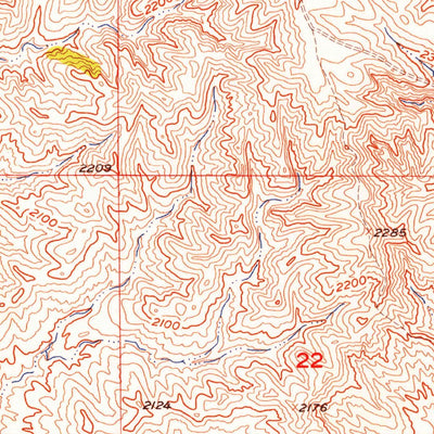United States Geological Survey Bridger, SD (1955, 24000-Scale) digital map