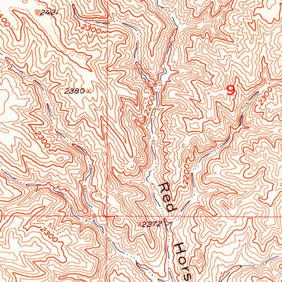 United States Geological Survey Bridger, SD (1955, 24000-Scale) digital map