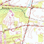 United States Geological Survey Bridgeton, NJ (1953, 24000-Scale) digital map