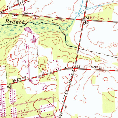 United States Geological Survey Bridgeton, NJ (1953, 24000-Scale) digital map