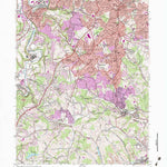 United States Geological Survey Bridgeville, PA (1960, 24000-Scale) digital map