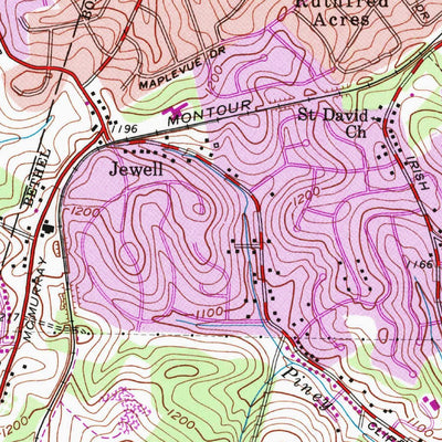 United States Geological Survey Bridgeville, PA (1960, 24000-Scale) digital map